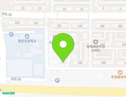 21 Cheongun 2-gil, Donghae-si, Gangwon-do, Republic of Korea