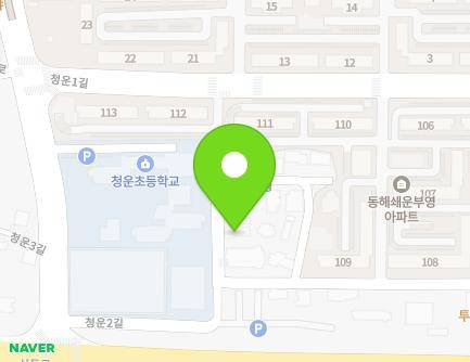 17-1 Cheongun 2-gil, Donghae-si, Gangwon-do, Republic of Korea Map