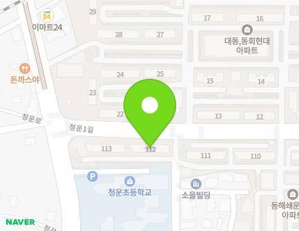 16 Cheongun 1-gil, Donghae-si, Gangwon-do, Republic of Korea Map