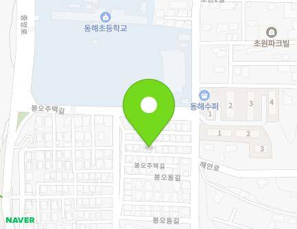 15-10 Bongodong-gil, Donghae-si, Gangwon-do, Republic of Korea Map