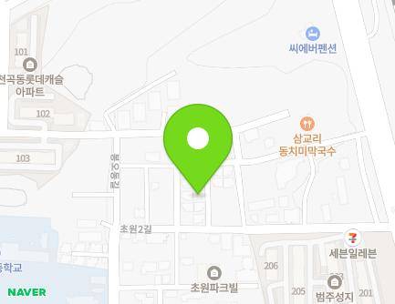 17-2 Chowon 1-gil, Donghae-si, Gangwon-do, Republic of Korea Map