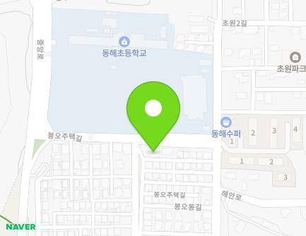 20-3 Bongojutaek-gil, Donghae-si, Gangwon-do, Republic of Korea Map