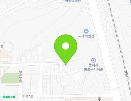 12-1 Chowon 1-gil, Donghae-si, Gangwon-do, Republic of Korea Map