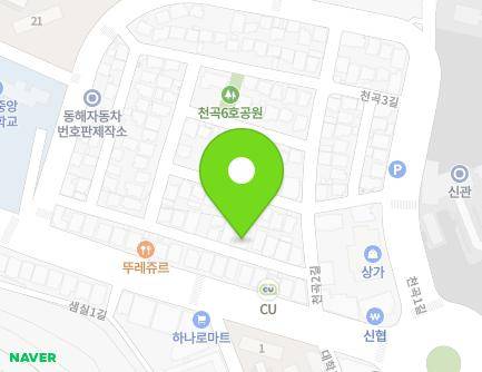 3-4 Cheongok 2-gil, Donghae-si, Gangwon-do, Republic of Korea Map