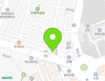 63 Cheongok-ro, Donghae-si, Gangwon-do, Republic of Korea Map