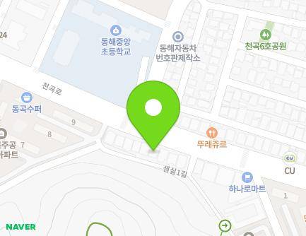 42-1 Cheongok-ro, Donghae-si, Gangwon-do, Republic of Korea Map