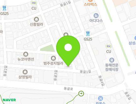 12 Donggul 1-gil, Donghae-si, Gangwon-do, Republic of Korea Map