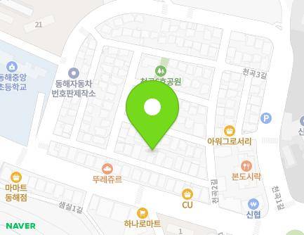 3-6 Cheongok 2-gil, Donghae-si, Gangwon-do, Republic of Korea Map