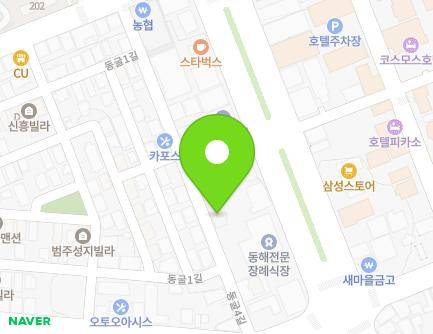 12 Donggul 4-gil, Donghae-si, Gangwon-do, Republic of Korea Map