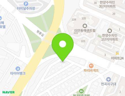10-5 Hanggol 1-gil, Donghae-si, Gangwon-do, Republic of Korea Map