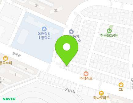 41-1 Cheongok-ro, Donghae-si, Gangwon-do, Republic of Korea Map