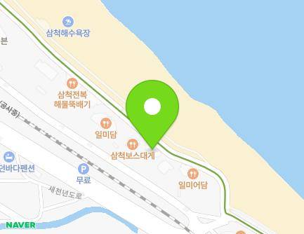 33 Thema town-gil, Samcheok-si, Gangwon-do, Republic of Korea Map