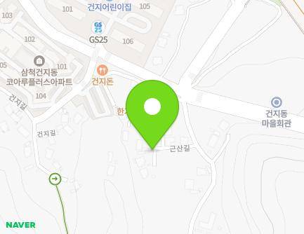 16-24 Geunsan-gil, Samcheok-si, Gangwon-do, Republic of Korea Map