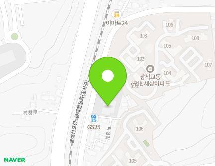 58 Hasil-gil, Samcheok-si, Gangwon-do, Republic of Korea Map