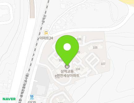 72 Hasil-gil, Samcheok-si, Gangwon-do, Republic of Korea Map