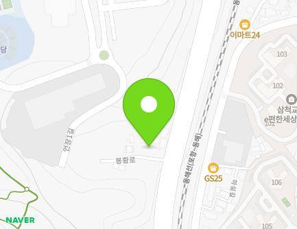 161-18 Bonghwang-ro, Samcheok-si, Gangwon-do, Republic of Korea Map
