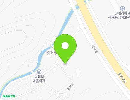 29-7 Gwangtae-gil, Geundeok-myeon, Samcheok-si, Gangwon-do, Republic of Korea Map