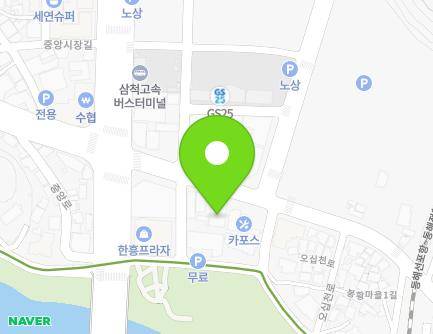 464 Osipcheon-ro, Samcheok-si, Gangwon-do, Republic of Korea Map