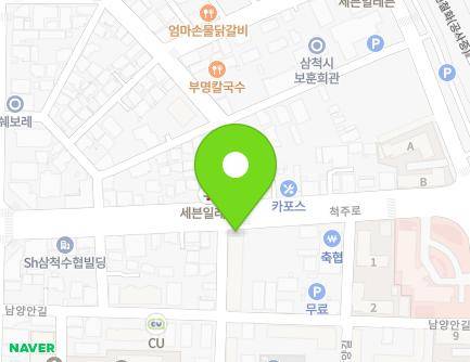 58 Cheokju-ro, Samcheok-si, Gangwon-do, Republic of Korea Map