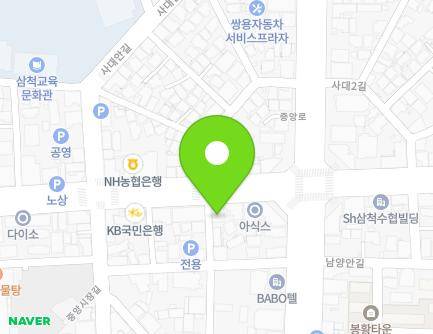 28 Cheokju-ro, Samcheok-si, Gangwon-do, Republic of Korea Map