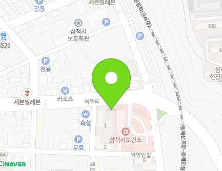 72 Cheokju-ro, Samcheok-si, Gangwon-do, Republic of Korea Map