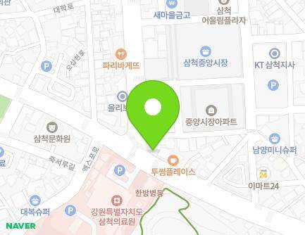 419 Osipcheon-ro, Samcheok-si, Gangwon-do, Republic of Korea Map