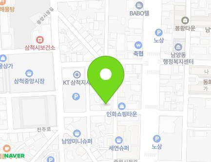 19 Jungangsijang 1-gil, Samcheok-si, Gangwon-do, Republic of Korea Map