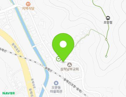 80 Obun-gil, Samcheok-si, Gangwon-do, Republic of Korea Map