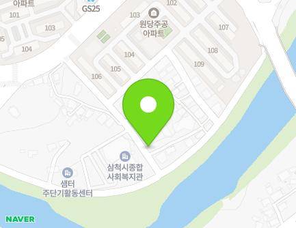 63 Wondang-ro 2-gil, Samcheok-si, Gangwon-do, Republic of Korea Map