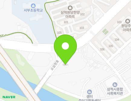 284 Osipcheon-ro, Samcheok-si, Gangwon-do, Republic of Korea Map