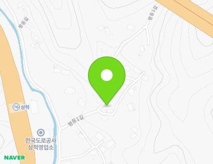 18-15 Pyeongdeung 1-gil, Samcheok-si, Gangwon-do, Republic of Korea Map