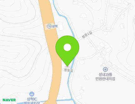 31-8 Pyeongdeung-gil, Samcheok-si, Gangwon-do, Republic of Korea Map