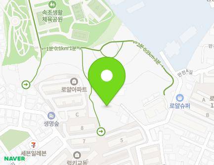 19-1 Mancheon 4-gil, Sokcho-si, Gangwon-do, Republic of Korea Map