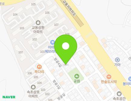 20 Bamgol 4-gil, Sokcho-si, Gangwon-do, Republic of Korea Map