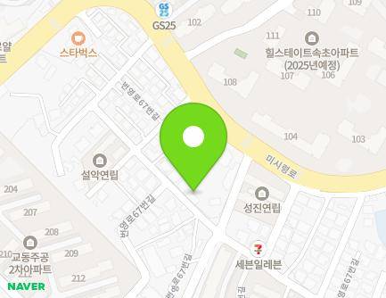 32 Beonyeong-ro 67beon-gil, Sokcho-si, Gangwon-do, Republic of Korea Map