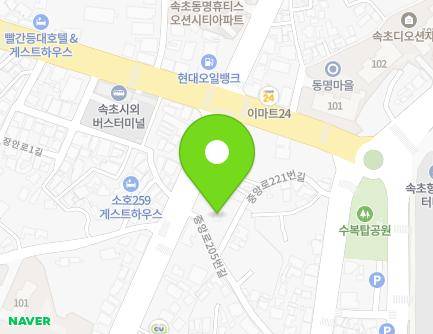 260 Subok-ro, Sokcho-si, Gangwon-do, Republic of Korea Map