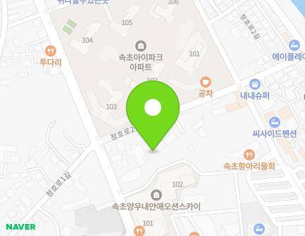 22-2 Cheongho-ro 2-gil, Sokcho-si, Gangwon-do, Republic of Korea Map