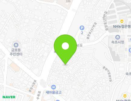 21 Jungangsijang-ro 5-gil, Sokcho-si, Gangwon-do, Republic of Korea Map