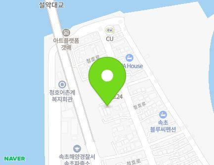 107 Cheongho-ro, Sokcho-si, Gangwon-do, Republic of Korea Map