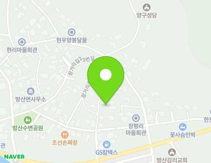 35-10 Janggeori-gil, Bangsan-myeon, Yanggu-gun, Gangwon-do, Republic of Korea Map