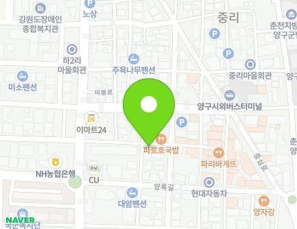 58-20 Bibong-ro, Yanggu-eup, Yanggu-gun, Gangwon-do, Republic of Korea Map
