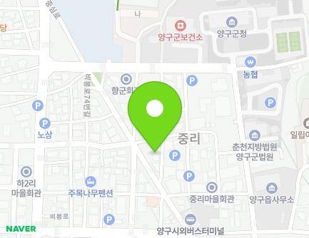 206 Jungsim-ro, Yanggu-eup, Yanggu-gun, Gangwon-do, Republic of Korea Map