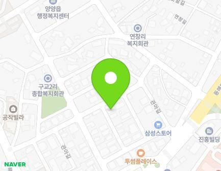 4-31 Gwana-gil, Yangyang-eup, Yangyang-gun, Gangwon-do, Republic of Korea Map