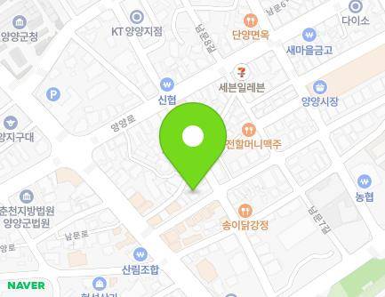 18-14 Nammun-ro, Yangyang-eup, Yangyang-gun, Gangwon-do, Republic of Korea Map