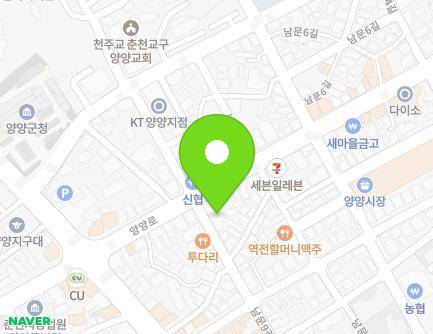 75 Yangyang-ro, Yangyang-eup, Yangyang-gun, Gangwon-do, Republic of Korea Map