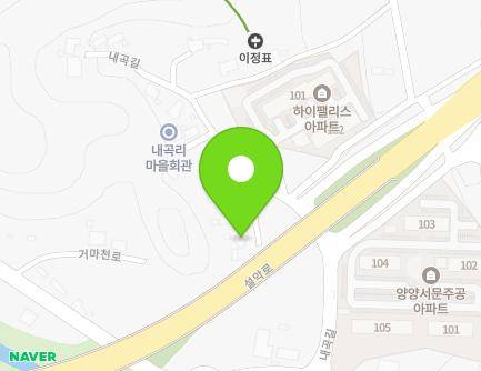 21-8 Naegok-gil, Yangyang-eup, Yangyang-gun, Gangwon-do, Republic of Korea Map