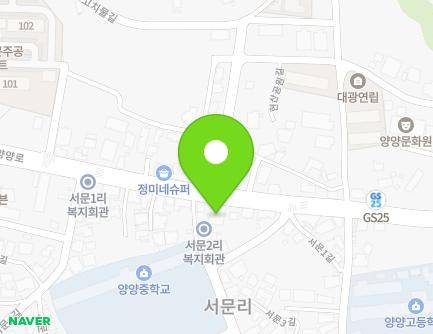 135-1 Yangyang-ro, Yangyang-eup, Yangyang-gun, Gangwon-do, Republic of Korea Map