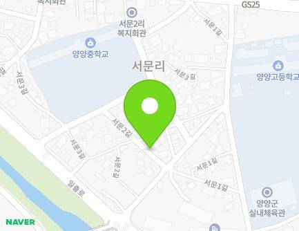 14-8 Seomun 2-gil, Yangyang-eup, Yangyang-gun, Gangwon-do, Republic of Korea Map