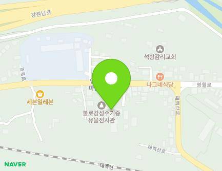3822-4 Yeongwol-ro, Sansol-myeon, Yeongwol-gun, Gangwon-do, Republic of Korea Map