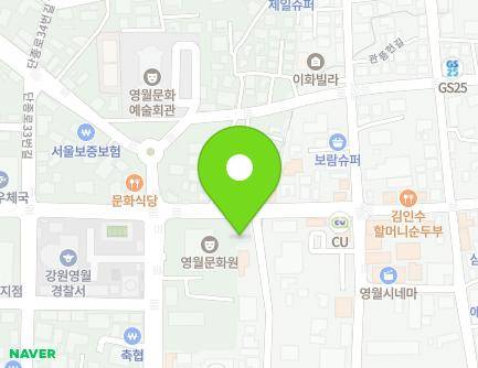 14 Danjong-ro 16beon-gil, Yeongwol-eup, Yeongwol-gun, Gangwon-do, Republic of Korea Map